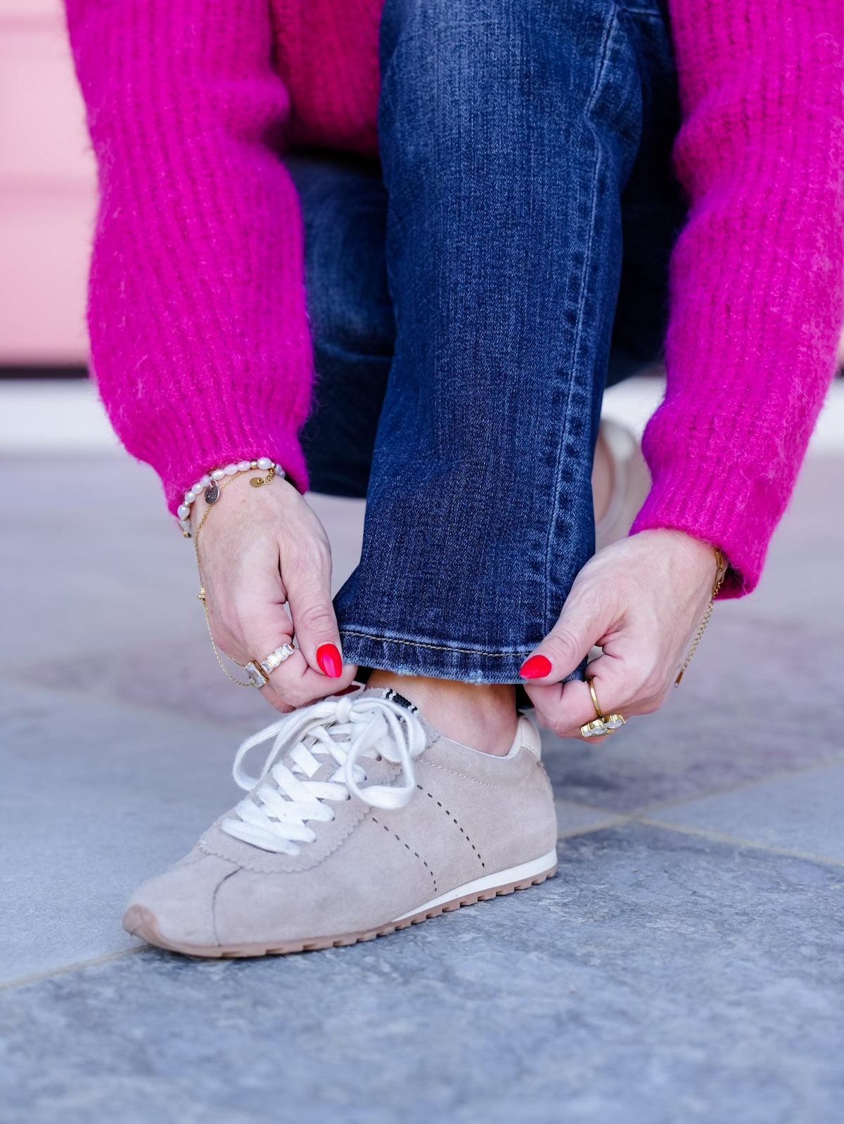 Mid Rise Dark Wash Billie Boyfriend Jeans