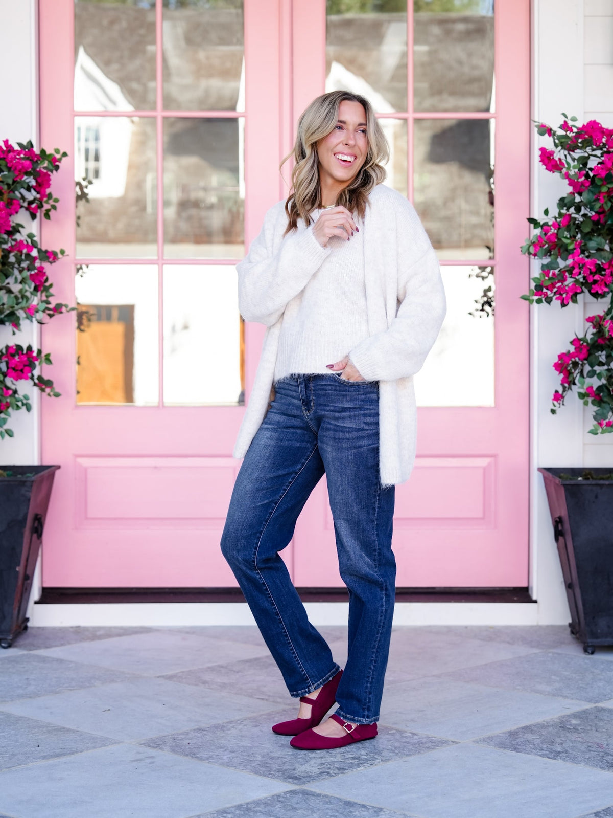 Mid Rise Dark Wash Billie Boyfriend Jeans