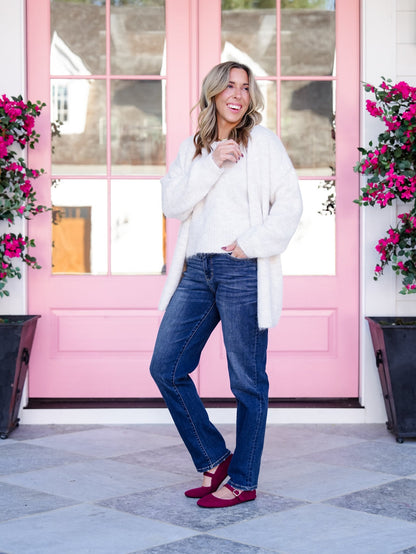 Mid Rise Dark Wash Billie Boyfriend Jeans