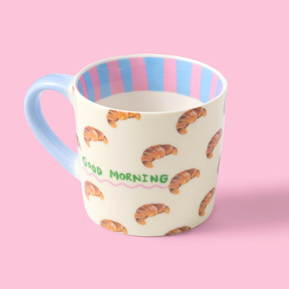 Good Morning Croissant Mug
